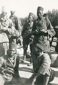 Dad with Algerian troops