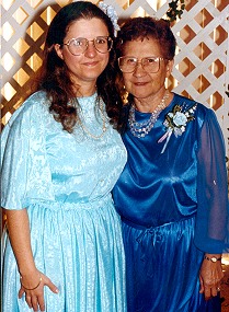 Mom and I, on my wedding day